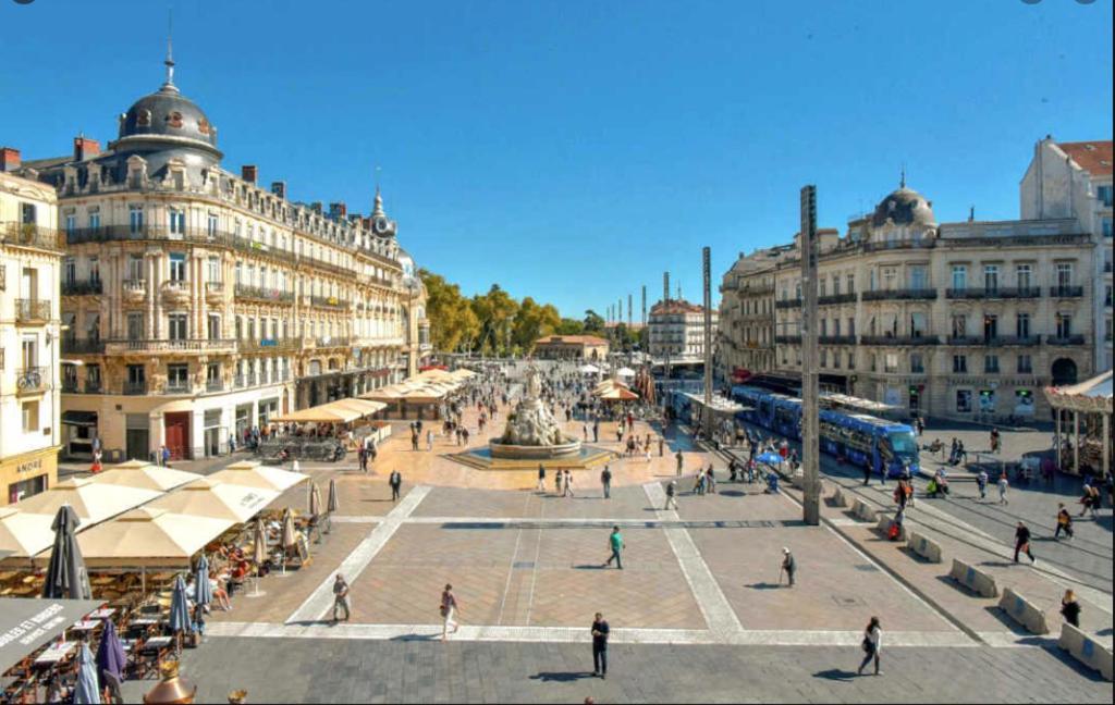 Appartement T3 sur l'esplanade de l'europe Montpellier Extérieur photo